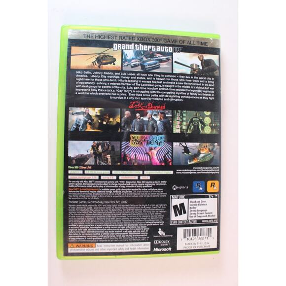 Grand Theft Auto IV + Episodes from Liberty City (Microsoft Xbox 360) - No map - Picture 3 of 11